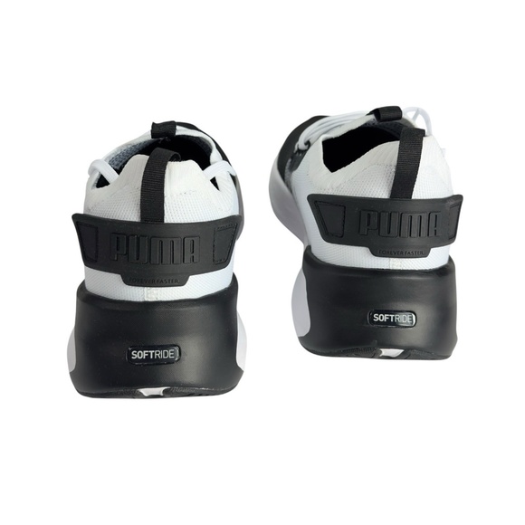 PUMA Softride Symmetry Fuzion Running Shoes Black White Mens Sizes 10.5, 11 - Picture 5 of 16